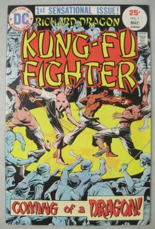Richard Dragon Kung - Fu Fighter 1 May 1975 Dc Comics Origin & 1st Appearance