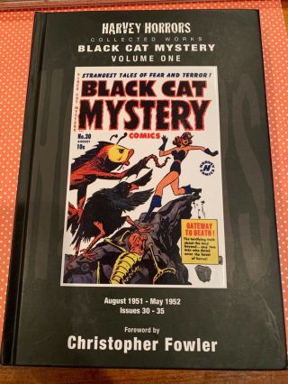 Harvey Horrors Black Cat Mystery Volume 1 Hardback Pre - Code Horror Comics