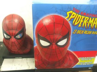 Dynamic Forces Spider - Man Life Size 13 Inch Head Bust By Alex Ross & Mike Hill