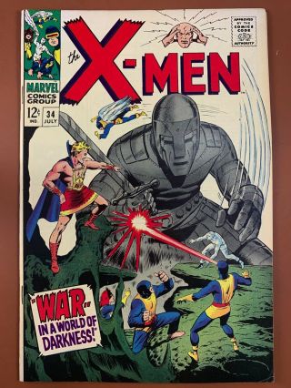X - Men 34 (1967 Marvel Comics) Silver Age