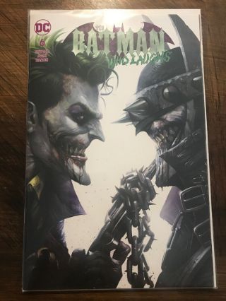 The Batman Who Laughs 6 Francesco Mattina Trade Variant Joker Dark Nights Metal