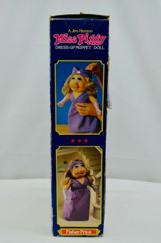 Vintage Toy Muppet Miss Piggy Dress Up Doll Fisher Price Henson 890 4