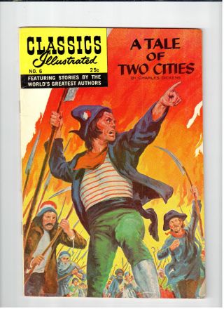 Gilberton Classics Illustrated Tale Of Two Cities 6 Hr 169 1970 Vintage Comic