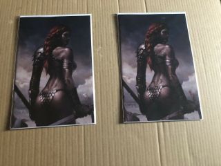Red Sonja 1 Jeehung Lee Variant Cover Set Nm