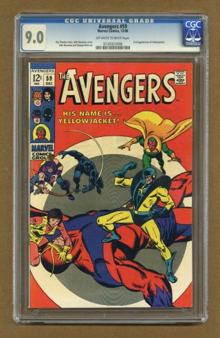 Avengers (1st Series) 59 1968 Cgc 9.  0 0120323008