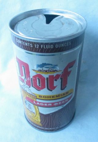 Vintage Dorf Bohemian Lager Beer 12 oz Lift Ring Beer Can - Edelweiss Chicago ILL 2