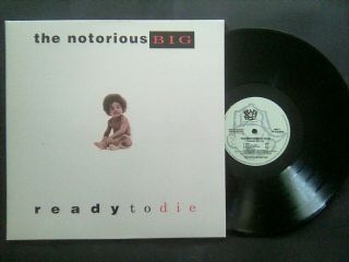 Notorious Big Ready To Die.  Rare 12 Vinyl Lp Snoop Hip Hop Rap Dre 2pac