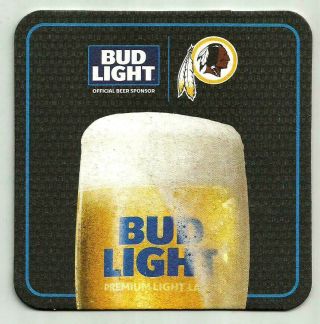 15 Bud Light Washington Redskins Friends Show Up On Gameday Beer Coasters