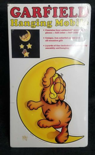 Very Rare Vintage 1978 Garfield And Pooky Mobile