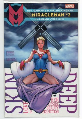 Miracleman 2 Frank Cho Variant Sexy Comic Cover Art Neil Gaiman Marve 2015 1:25