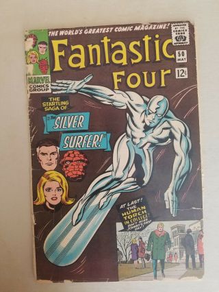 Fantastic Four 50 Third Silver Surfer Key Silver Age 1965 Marvel