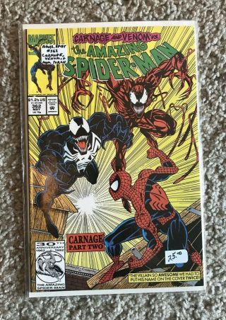 The Spider - Man 362 (may 1992,  Marvel)