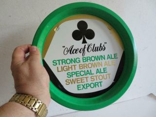 vintage really old beer tray ACE OF CLUBS 2