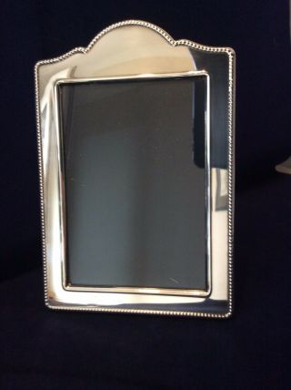 Solid Silver Photo Frame By Carr 