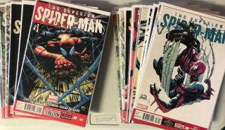 Superior Spider - Man 1 - 33 & Annual 1 & 2 Complete Run Set Nm