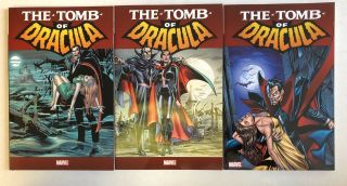 Tomb Of Dracula Tpb Set - Volume 1 2 3 - - 1st Printings - Gn
