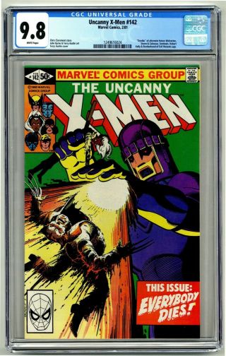 Cgc 9.  8 Uncanny X - Men 142 Marvel (1981) Key Issue Usa