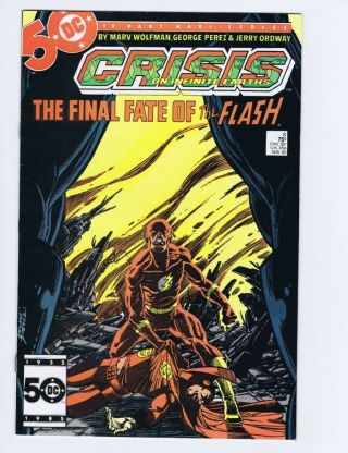 Crisis On Infinite Earths 8 (pretty Sharp) Dc 1985 Death Of The Flash (c 21659)
