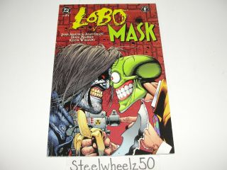 Lobo Mask 1 Comic Dc Dark Horse 1997 Vs Alan Grant John Arcudi Doug Mahnke Rare