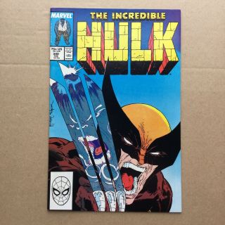 Incredible Hulk 340 Todd Mcfarlane Cover Hulk Wolverine