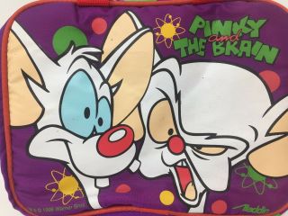 Pinky and the Brain Aladdin Lunchbox Lunchbag Lunch Bag 1996 Animaniacs 2
