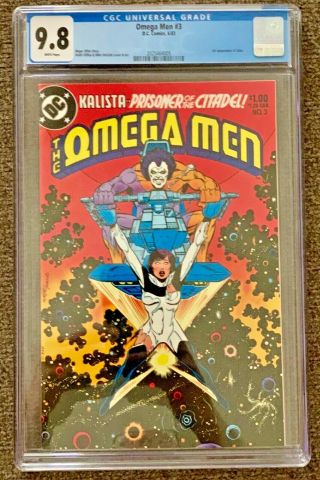 Omega Men 3 (cgc 9.  8) 1st Appearance Lobo/krypton Tv Series