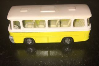 Rare 1970 Vintage Matchbox Lesney Superfast No 12 Setra Coach Bus Yellow