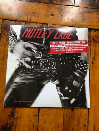 Motley Crue - Too Fast For Love - Vinyl - Hair Metal - Glam Rock - 80s Rock