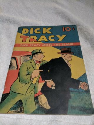 Dick Tracy Meets The Blank No.  1 1937 Printing