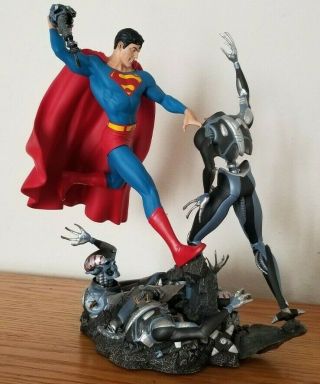 Superman Statue - Superman Vs.  Brainiac - Classic Confrontations - Low Number