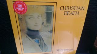 CHRISTIAN DEATH - DEATHWISH LP Clear Vinyl (Rozz Williams Rikk Agnew) 3