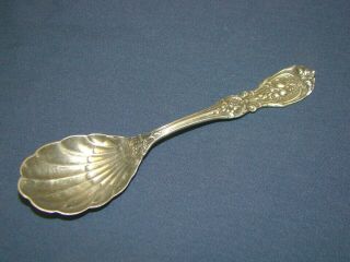 Vintage Reed Barton Francis I Sterling Silver Sugar Shell Spoon 6 1/8 "