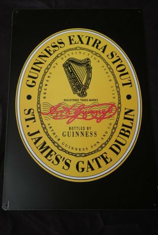Guinness (11 X 18 Inch) Tin Sign St.  James 