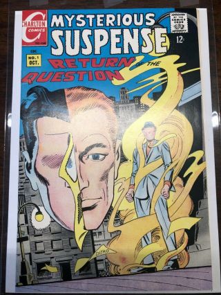 Mysterious Suspense 1 Nm,  9.  6 White Pages Return Of The Question