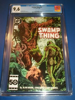 Swamp Thing 47 Cgc 9.  6 Nm,  Beauty 1st Print John Constantine Alan Moore Story