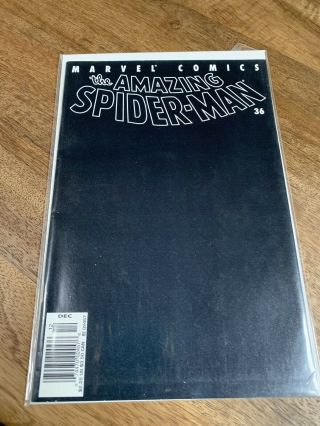 Spider - Man Vol 2 36 9/11 Special Black Cover Vf - Nm