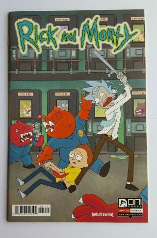 Rick And Morty 1 1st First Print Oni Press Comic