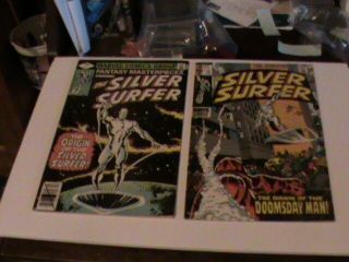 Fantasy Masterpieces 1 - 1979 (reprints Silver Surfer 1) & Silfer Surfer 13