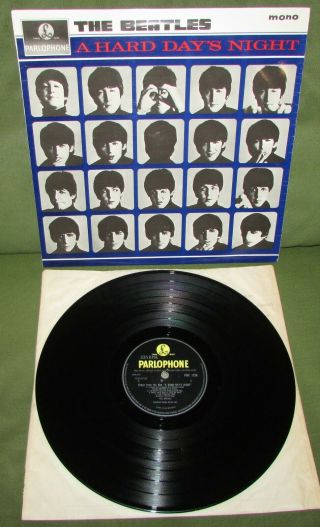 The Beatles A Hard Days Night Orig 1st Uk 1964 Parlophone B&y 3n 3n