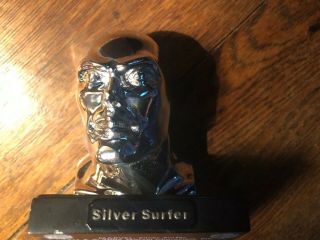 2007 Silver Surfer Marvel Designs Statue No.  865/2000 Chrome Limited Edition - RARE 8
