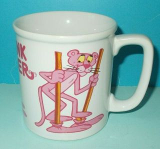 Vintage Pink Panther Inspector Clouseau Coffee Mug Cup Royal Orleans Japan