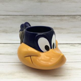 1989 Applause Warner Bros 3d Road Runner Ceramic Coffee Tea Mug Looney Tunes