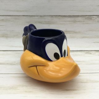 1989 Applause Warner Bros 3D Road Runner Ceramic Coffee Tea Mug Looney Tunes 2