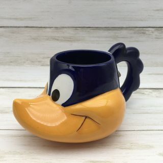 1989 Applause Warner Bros 3D Road Runner Ceramic Coffee Tea Mug Looney Tunes 3