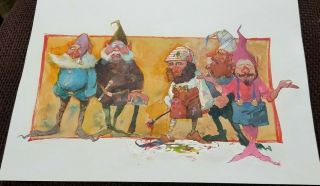 Santa My Life & Times Illustrated Painted Art By Bill Sienkiewicz
