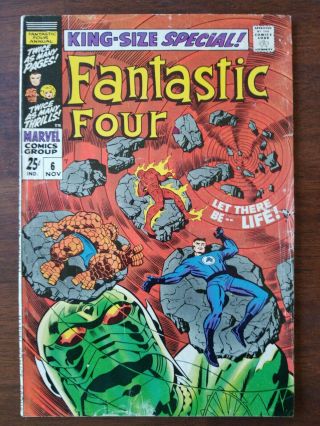 Fantastic Four Annual 6 (nov 1968,  Marvel) Vg