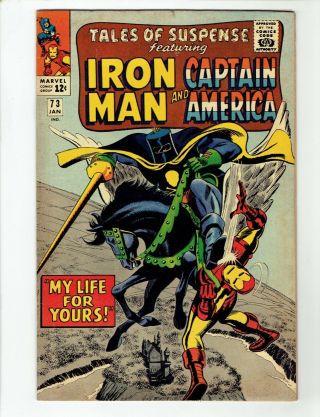 Tales Of Suspense 73 (jan 1966) Iron Man/black Knight Capt America.