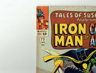 Tales of Suspense 73 (Jan 1966) Iron Man/Black Knight Capt America. 6