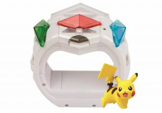 Pokemon Z Ring Crystal Set Bracelet Pikachu Figure