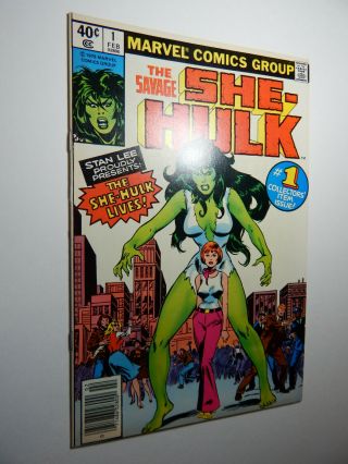 The Savage She - Hulk 1 Nm 9.  8 Stan Lee 1979 Origin & 1st She - Hulk Not Cgc